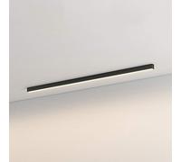 ITOSUI Lámpara De Techo LED Lineal Moderna Lámparas Led De Estilo Lineal De Metal Negro Luz De Montaje Empotrado De Acrílico Para Comedor Sala De Estar, Luz Variable De 3 Colores