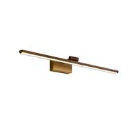 ITOSUI Lámparas de Pared para baño, Modernas y Sencillas, con Espejos LED, Luces para armarios de baño, Impermeables y antivaho, Estilo nórdico, para baños (Color: Negro-luz cálida, tamaño)