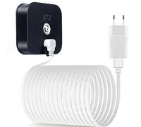 Itramax Cable Cargador Blink XT XT2 de 6 Metro con Adaptador Pared, Cargador de Ladrillo y Cable de Carga Micro USB en ángulo Recto, Fuente de Alimentación al Aire Libre para Blink XT XT2, M 5