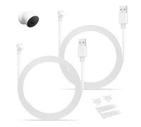 Itramax Cable de Alimentación Plano para Google Nest Cam 10M/33FT Pack de 2
