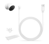 Itramax Cable de Alimentación Plano para Google Nest Cam 2.ª Gen.,10M/33FT