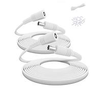 Itramax Cable Extensión 12V DC 3M 2Pack,Cable Power 5.5mm x 2.1mm 22 AWG Corriente para CCTV Seguridad Vigilancia Camera,Cable Alimentacion Hembra a USB Macho para Eufy,TP Link Tapo Camera 5V 9V