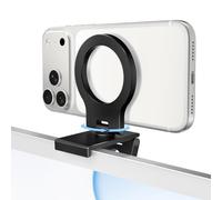 Itramax Continuity Camera Mount 360° para iMac,Soporte Magnético Webcam | Soporte Webcam para Teléfono y Monitor PC,para MagSafe iPhone 18 Pro Max 17 16 15 14 13 12 11,Apple TV,Studio Display,Negro