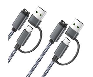Itramax Tipo C Cable Cargador para Garmin Watch Charging Cord 1,2M 2 Pack | Charger para Garmin Fenix 8 7 7X 7S Pro Solar 6 6X 6S 5 Plus,Instinct 3 2 2S,Forerunner 970 965 955 570 255 70 55,Epix,Venu