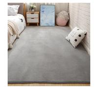 ITRHJTGP Alfombra De VellóN Coral Alfombra Acolchada de Lana Coral, Manta for cabecera de Dormitorio, hogar, mesita for café de Sala de Estar, Ventana, Tatami, tapete for Puerta(Gray,80x200cm)