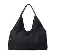 ITRHJTGP Bolsa Deporte Women Large Capacity Travel Handbag Casual Multi Layer Pockets Shoulder Bag Girls Sports Yoga Luggage Storage Duffle Pack Tote(Black)