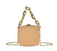 ITRHJTGP Bolso Bandolera con Cadena Bolsos de mano, bolsos fiesta, noche, con cadena, bandoleras, minicarteras(Gold)