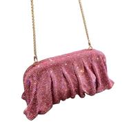 ITRHJTGP Bolso Bandolera con Cadena Elegante bolso de mano noche con brillantes diamantes imitación, carteras y bolsos cadena for mujer(Color6)