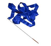 ITRHJTGP Cintas de Danza Cinta de Baile Colorida 4 m for Gimnasia rítmica, Arte, serpentinas, Varilla giratoria, Palo Ballet for Entrenamiento para espectáculos de Danza(Blue)