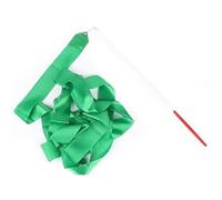 ITRHJTGP Cintas de Danza Cintas de Ballet 10 Colores, Varilla giratoria, Cintas Gimnasia, Entrenamiento Arte rítmico, artística, Danza con para espectáculos de Danza(Dark Green)