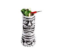 ITRHJTGP Copas de Cóctel Taza de cerámica Tiki de 350 ml a 700 ml, creativa, de porcelana, con cara humana, for cerveza, vino, cócteles hawaianos, fiestas(Color2)