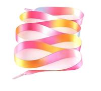 ITRHJTGP Cordones de raso Cintas planas Zapatillas Cordones Boda Unisex Adecuado Satén Ided Poliéster Suave 2 cm Mujeres Candy Zapato Cordón para llevar(Color 1,80cm)