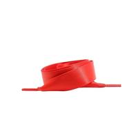 ITRHJTGP Cordones de raso Cintas planas Zapatillas Cordones Boda Unisex Adecuado Satén Ided Poliéster Suave 2 cm Mujeres Candy Zapato Cordón para llevar(Red,100cm)