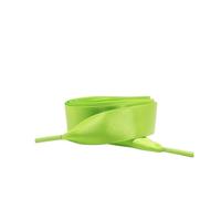 ITRHJTGP Cordones de raso Cintas planas Zapatillas Cordones Boda Unisex Adecuado Satén Ided Poliéster Suave 2 cm Mujeres Candy Zapato Cordón para llevar(Green2,80cm)