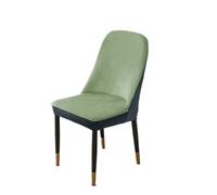 ITRHJTGP Funda para Silla Funda de Silla Gruesa Color, Lavable, for Oficina, hogar, Arco, Antideslizante, Paquete Completo, 1 Unidad para Comedor(Green)