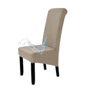 ITRHJTGP Funda para Silla Funda elástica Impermeable for Silla, Ideal for Proteger la decoración de sillas Hotel para Comedor(Shallow Mocha)