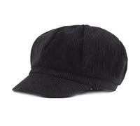 ITRHJTGP Gorro gavroche Boina for Mujer, Gorra de Vendedor periódicos, Boina Vintage, Sombrero Pintor, Sombreros Invierno for Mujeres y Hombres, Gorras octogonales para Uso Diario(Black)