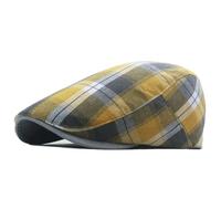 ITRHJTGP Gorro gavroche Gorras de Vendedor periódicos con Estampado Rayas poliéster for Las Cuatro Estaciones, Gorras Visera Plana for Hombres y Mujeres, Boinas Pintor para Uso Diario(Color 6)