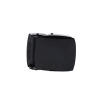 ITRHJTGP Hebillas Cinturon Hombre Hebilla de cinturón metal sólido aleación simple for hombre, 2 unidades, ancho 3,8 cm, color negro y gris, accesorios bricolaje(Black-3.8CM)