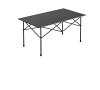ITRHJTGP Mesa Camping Mesa Plegable, Juego de sillas, Rollo Huevo portátil, Comedor Integrado para diversas Actividades(Black120 55 50)