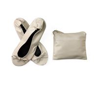 ITRHJTGP Zapatos De Baile Zapatos de Ballet Plegables After Patry, Planos portátiles Viaje, for Baile graduación, for Novias, Bodas y Fiestas para Niños Adultos(Grey,40-41)