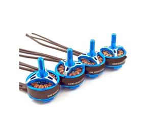 ITrvcaY Motor sin escobillas 2207 2400KV Apto for FPV Racing Multirotor RC DIY Drone Build(Blue 4 PCS)