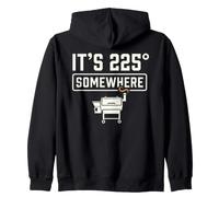 It's 225 Somewhere Funny BBQ Smoker Grill Quote Sudadera con Capucha