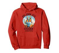 It's 5 O'Clock Somewhere Drinking Parrot Coffee O Clock Time Sudadera con Capucha