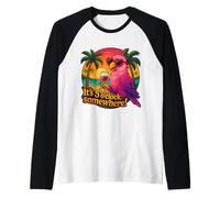 It's 5 O'Clock Somewhere Funny - Vino de Loro Vintage para Mujer Camiseta Manga Raglan