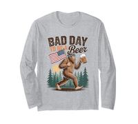 Its A Bad Day To Be A Beer 4th Of July Funny Beer Bigfoot Manga Larga