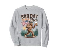 Its A Bad Day To Be A Beer 4th Of July Funny Beer Bigfoot Sudadera