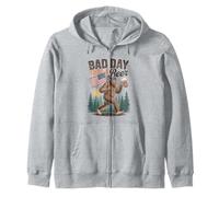 Its A Bad Day To Be A Beer 4th Of July Funny Beer Bigfoot Sudadera con Capucha