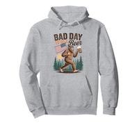 Its A Bad Day To Be A Beer 4th Of July Funny Beer Bigfoot Sudadera con Capucha
