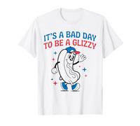 It's A Bad Day to Be A Glizzy Funny 4th of July Hot Dog Camiseta