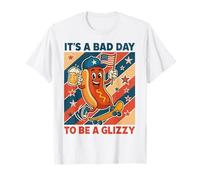 It's A Bad Day To Be A Glizzy, Funny Hot Dogs 4 de julio Camiseta