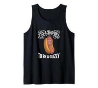 It's A Bad Day To Be A Glizzy Funny Hotdog Wiener Camiseta sin Mangas