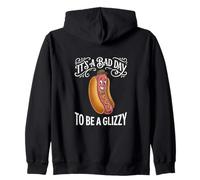 It's A Bad Day To Be A Glizzy Funny Hotdog Wiener Sudadera con Capucha