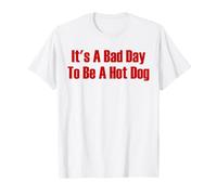 It's A Bad Day To Be A Hot Dog 4 de Julio Funny Hot Dog Camiseta
