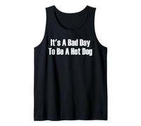 It's A Bad Day To Be A Hot Dog 4 de Julio Funny Hot Dog Camiseta sin Mangas
