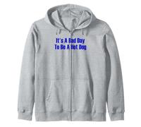 It's A Bad Day To Be A Hot Dog 4 de Julio Funny Hot Dog Sudadera con Capucha