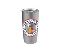 It's a Bad Day To Be A Weiner Funny Rojo, Blanco y Azul Vaso térmico de acero inoxidable de doble pared