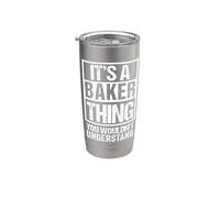 It's A Baker Thing You Wouldn't Understand Family Name Vaso térmico de acero inoxidable de doble pared