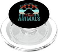Its A Beautiful Day To Save Animals Rescate de Animales PopSockets PopGrip para MagSafe
