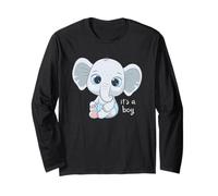 It's A Boy - Anuncio de bebé Lindo Manga Larga