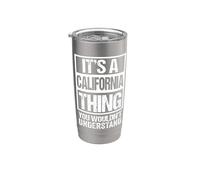 It's A California Thing You Wouldn't Understand USA State US Vaso térmico de acero inoxidable de doble pared