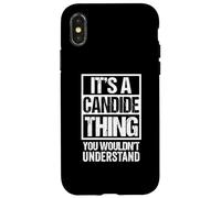 It's A Candide Thing You Wouldn't Understand First Name Carcasa para iPhone X/XS