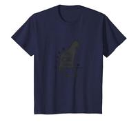 It's A Cat Thing - Arte de Silueta de Amante felino Camiseta, Niños, Azul Marino, 8 años