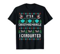 It's a Christmas Miracle I Graduated Graduation Funny Quote Camiseta