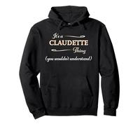 It's a Claudete Thing You Wouldn't Understand | Name Gift - Sudadera con Capucha