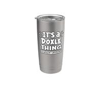 It's A Doxle Thing You Wouldn't Understand Aninal Lovers Vaso térmico de acero inoxidable de doble pared